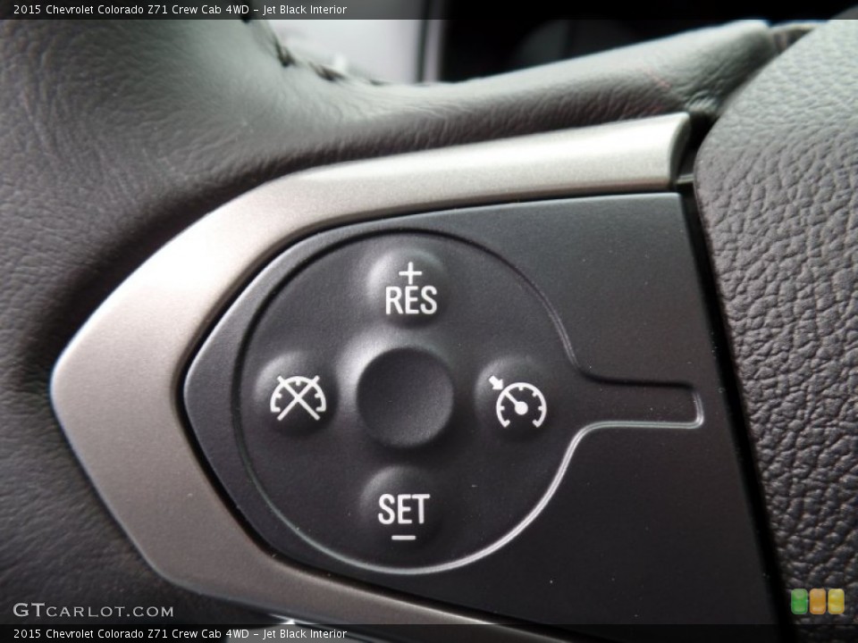 Jet Black Interior Controls for the 2015 Chevrolet Colorado Z71 Crew Cab 4WD #98782156