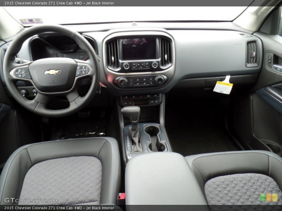 Jet Black Interior Photo for the 2015 Chevrolet Colorado Z71 Crew Cab 4WD #98782576