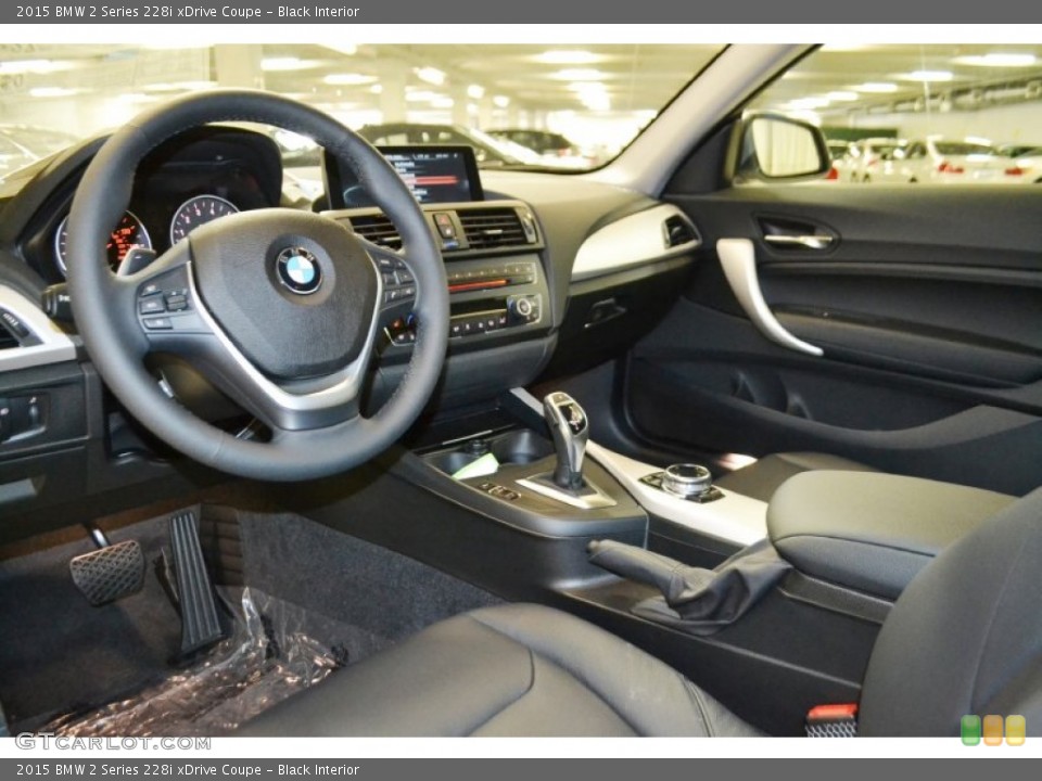 Black Interior Photo for the 2015 BMW 2 Series 228i xDrive Coupe #98785441