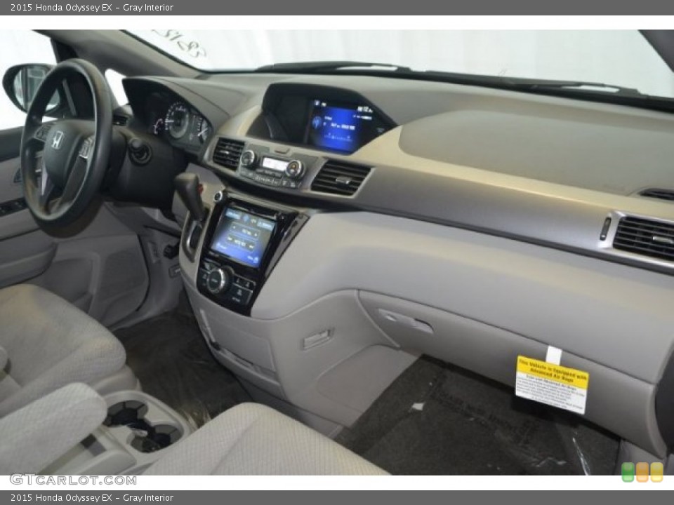 Gray Interior Dashboard for the 2015 Honda Odyssey EX #98785453