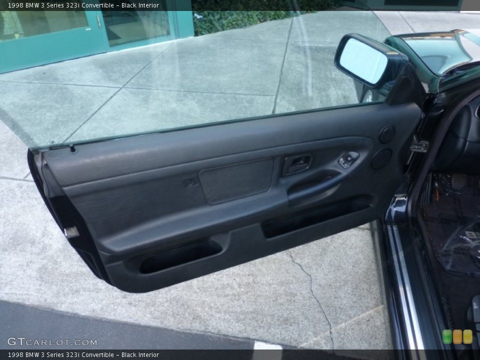 Black Interior Door Panel for the 1998 BMW 3 Series 323i Convertible #98786311