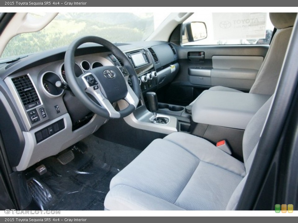 Gray Interior Prime Interior for the 2015 Toyota Sequoia SR5 4x4 #98790060