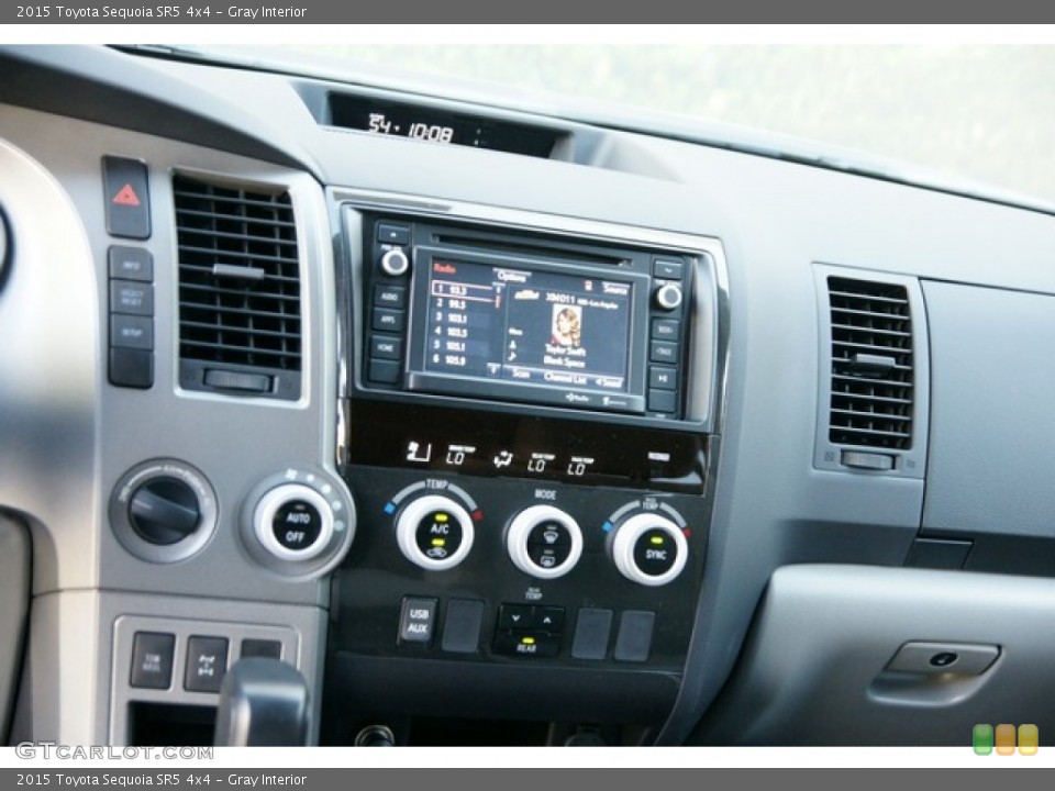 Gray Interior Controls for the 2015 Toyota Sequoia SR5 4x4 #98790085