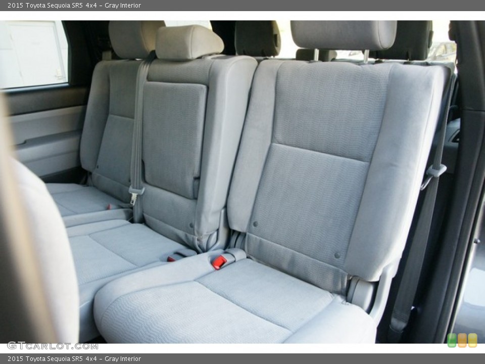 Gray Interior Rear Seat for the 2015 Toyota Sequoia SR5 4x4 #98790112