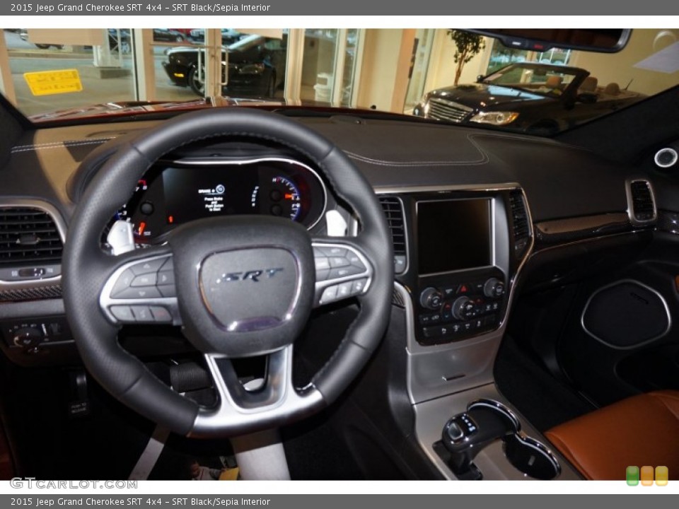 SRT Black/Sepia Interior Dashboard for the 2015 Jeep Grand Cherokee SRT 4x4 #98795224