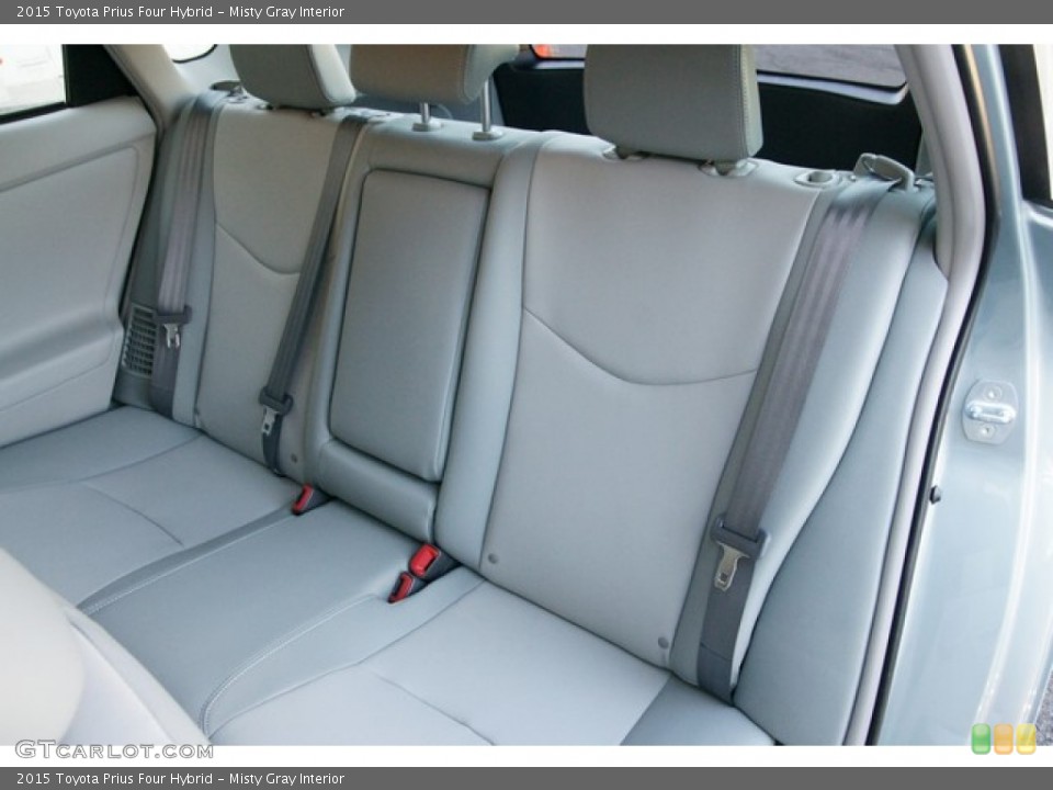 Misty Gray Interior Rear Seat for the 2015 Toyota Prius Four Hybrid #98795701