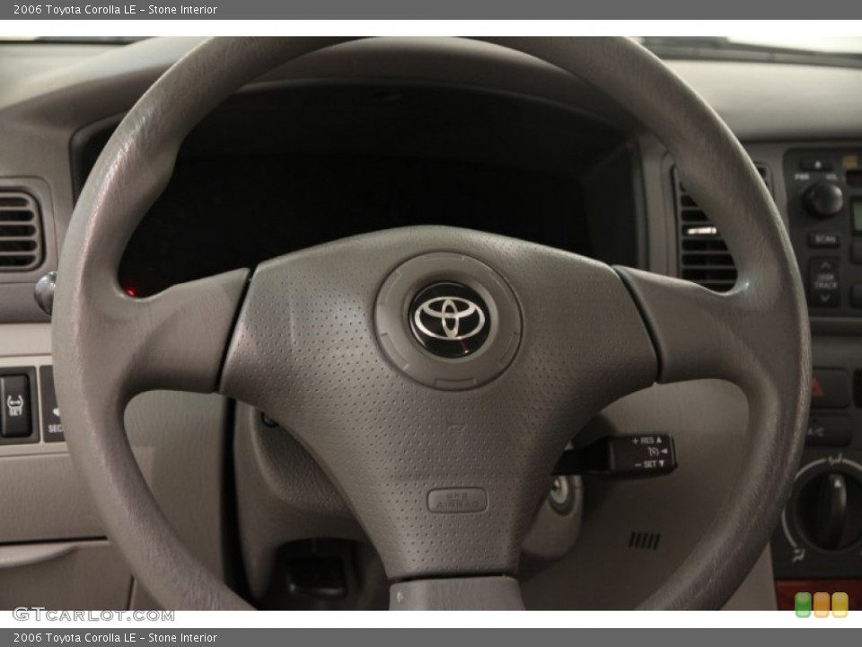 Stone Interior Steering Wheel For The 2006 Toyota Corolla Le