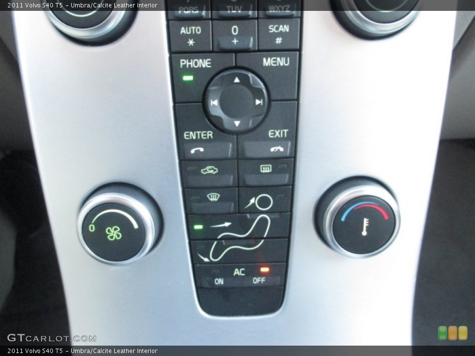 Umbra/Calcite Leather Interior Controls for the 2011 Volvo S40 T5 #98803373