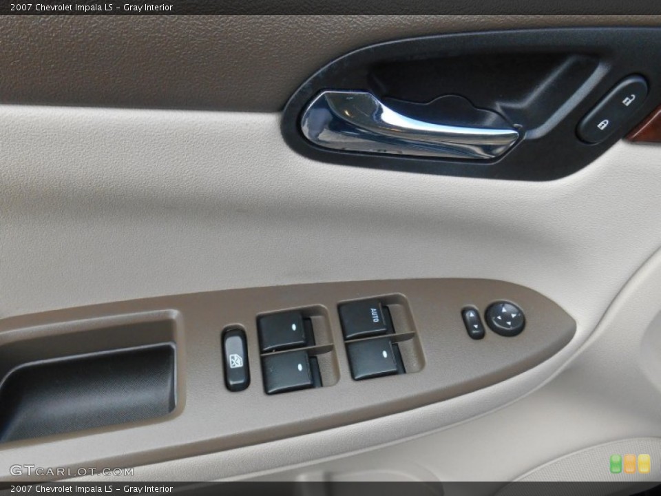 Gray Interior Controls for the 2007 Chevrolet Impala LS #98803406