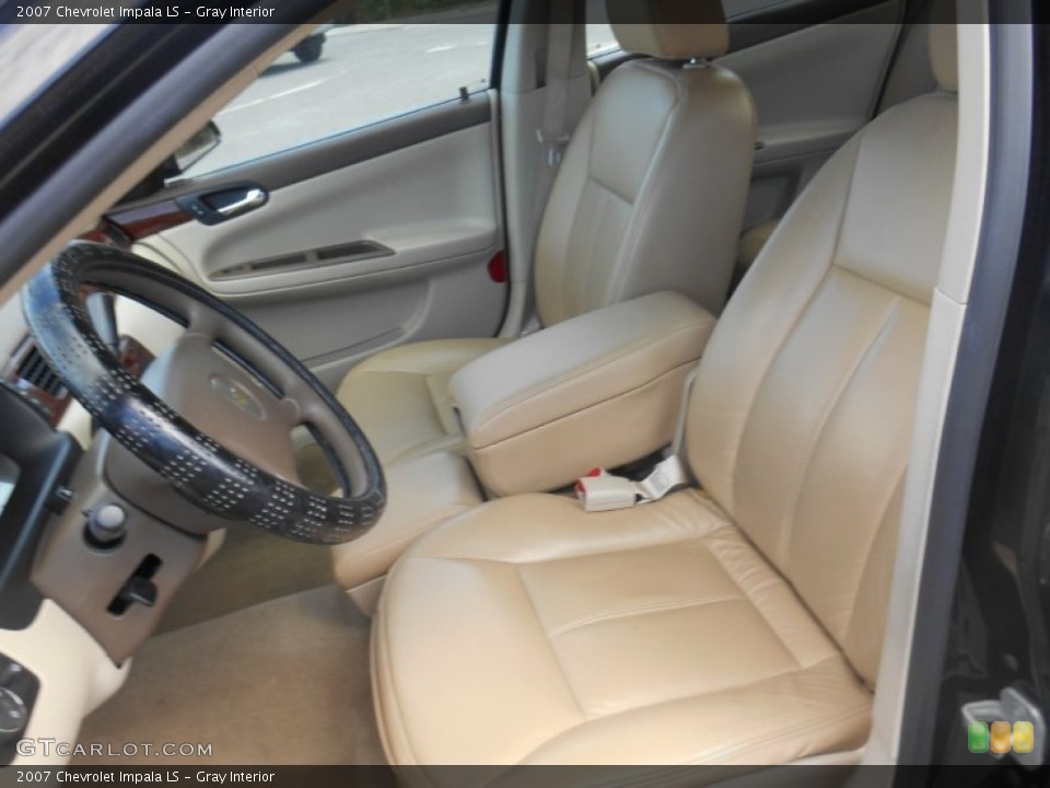 Gray Interior Front Seat for the 2007 Chevrolet Impala LS #98803456