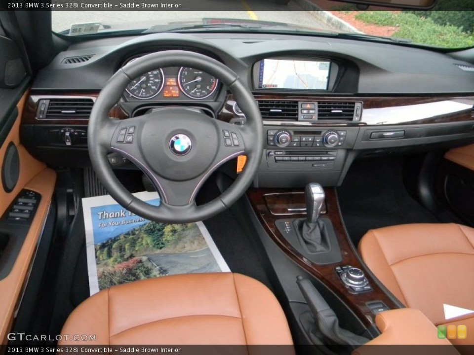 Saddle Brown Interior Photo for the 2013 BMW 3 Series 328i Convertible #98803579