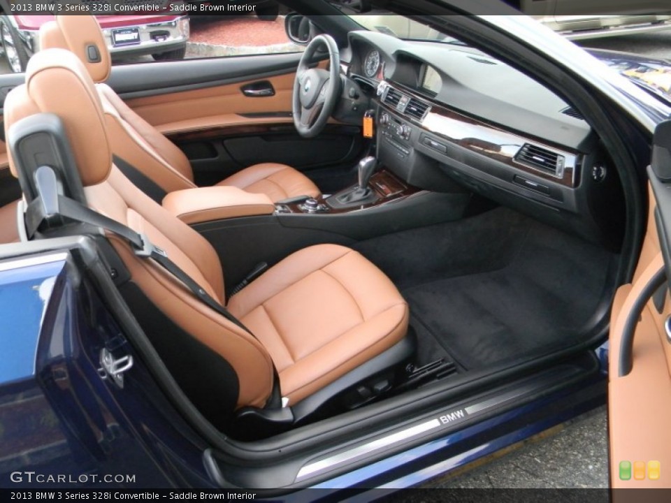 Saddle Brown Interior Front Seat for the 2013 BMW 3 Series 328i Convertible #98803600