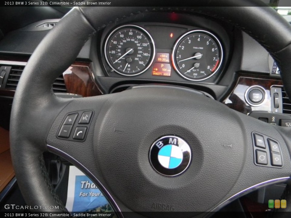 Saddle Brown Interior Gauges for the 2013 BMW 3 Series 328i Convertible #98803627