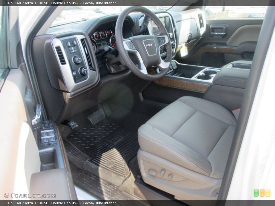 Cocoa/Dune Interior Prime Interior for the 2015 GMC Sierra 1500 SLT Double Cab 4x4 #98811238