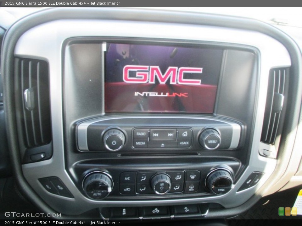 Jet Black Interior Controls for the 2015 GMC Sierra 1500 SLE Double Cab 4x4 #98811805