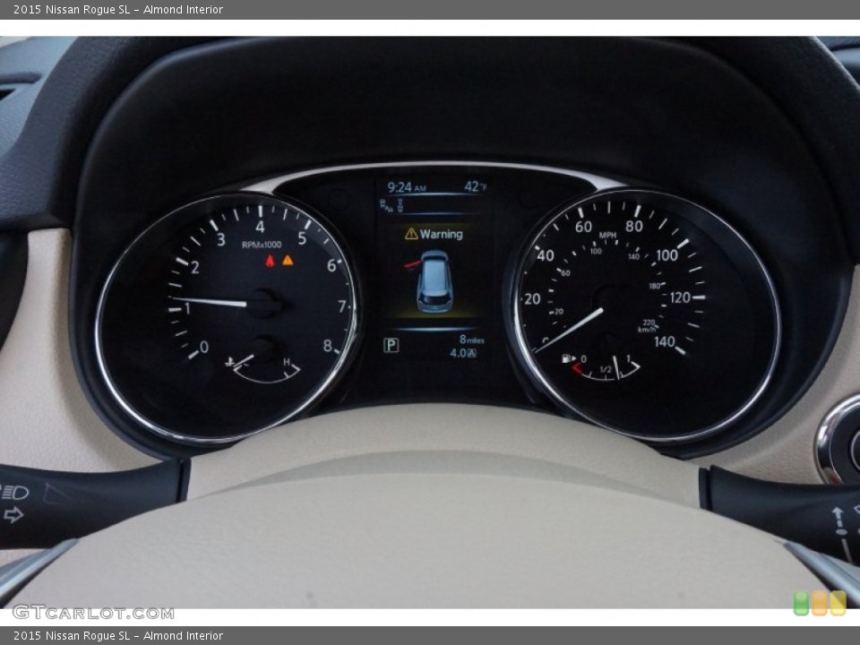 Almond Interior Gauges for the 2015 Nissan Rogue SL #98820350