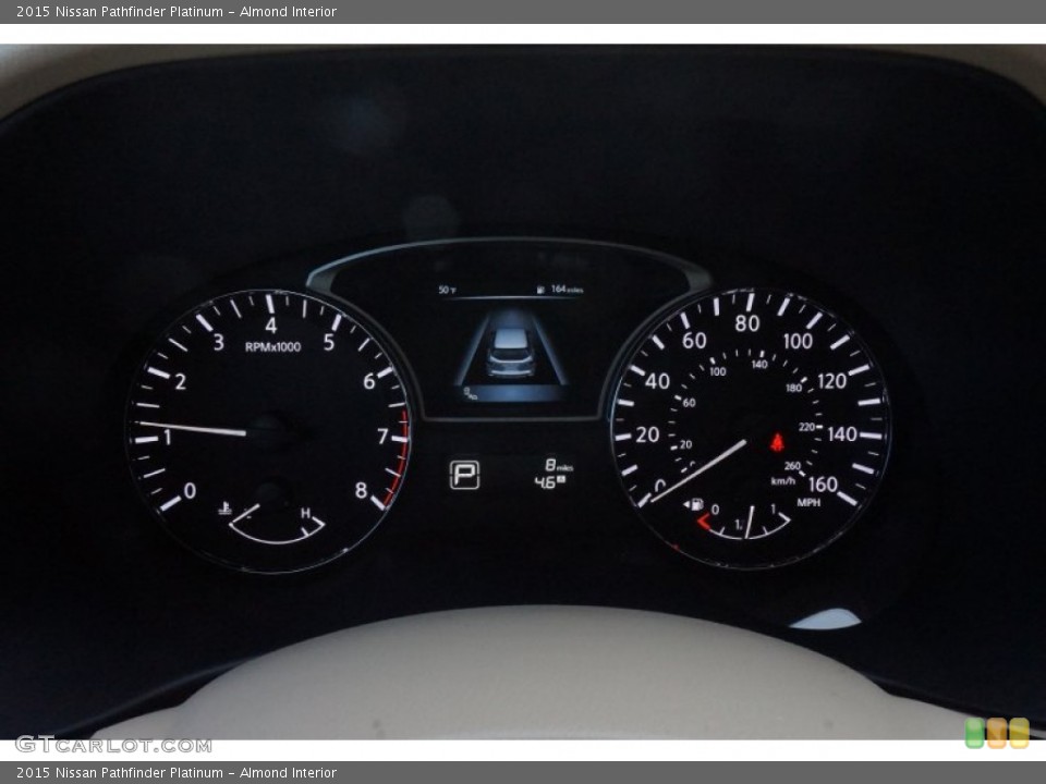 Almond Interior Gauges for the 2015 Nissan Pathfinder Platinum #98820742