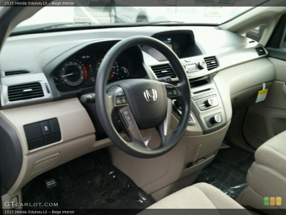 Beige Interior Dashboard for the 2015 Honda Odyssey LX #98821204