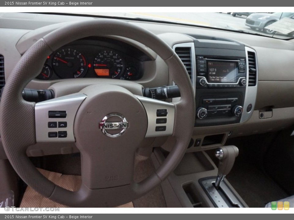 Beige Interior Dashboard for the 2015 Nissan Frontier SV King Cab #98822656