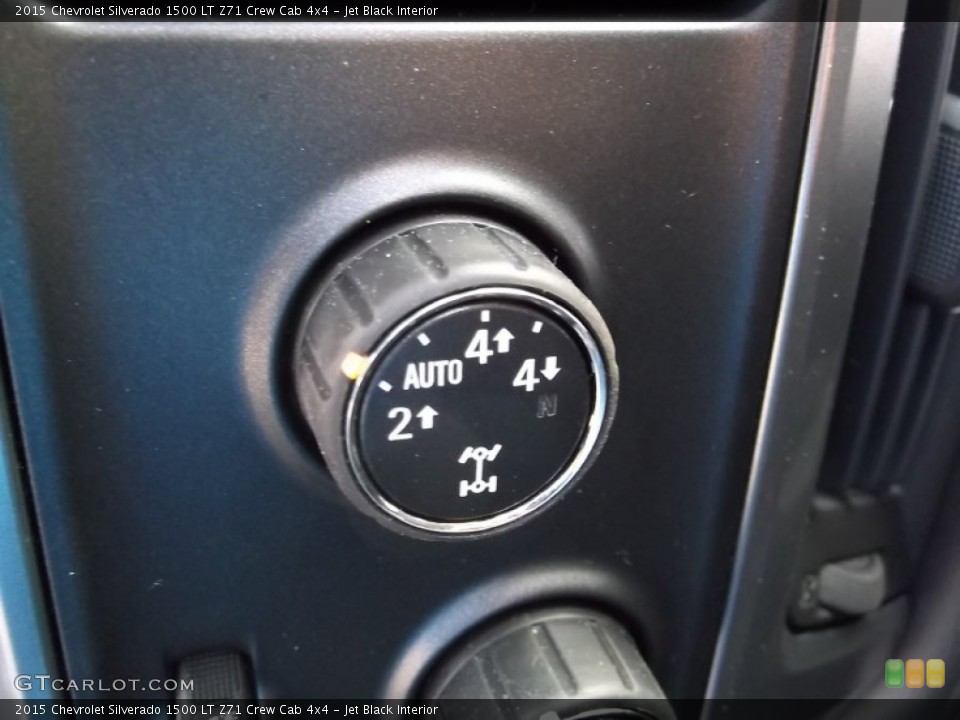 Jet Black Interior Controls for the 2015 Chevrolet Silverado 1500 LT Z71 Crew Cab 4x4 #98826265