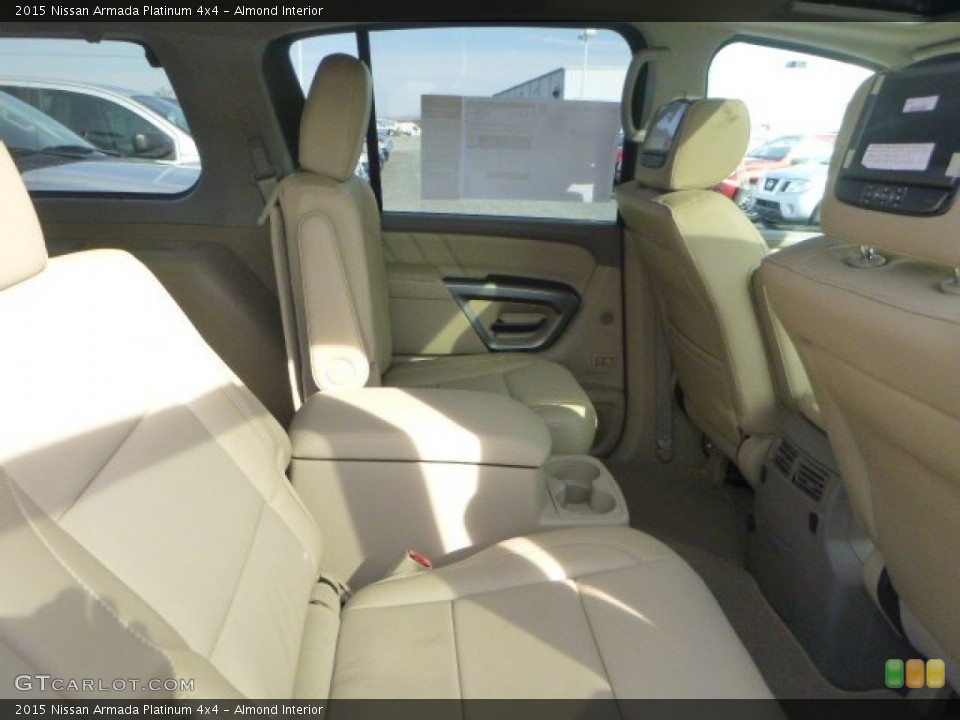 Almond Interior Rear Seat for the 2015 Nissan Armada Platinum 4x4 #98835592