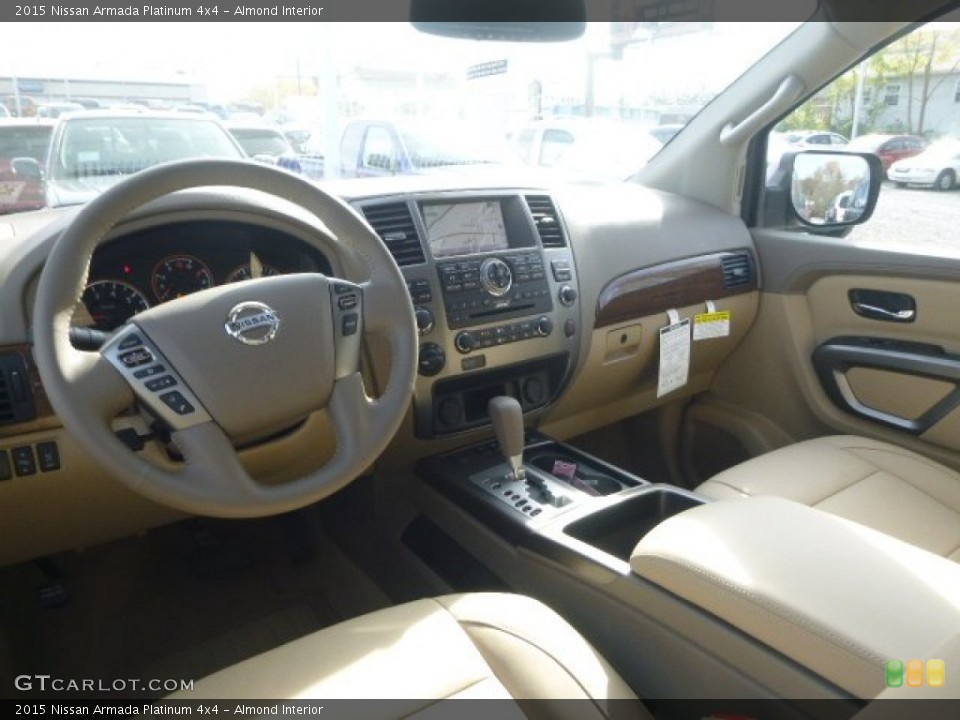 Almond Interior Prime Interior for the 2015 Nissan Armada Platinum 4x4 #98835658