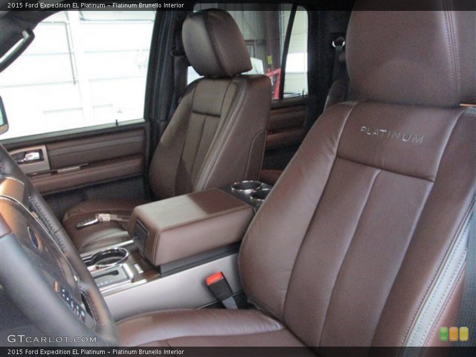 Platinum Brunello Interior Front Seat for the 2015 Ford Expedition EL Platinum #98835977