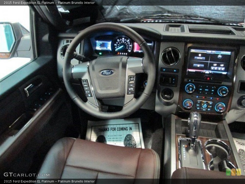 Platinum Brunello Interior Dashboard for the 2015 Ford Expedition EL Platinum #98836090