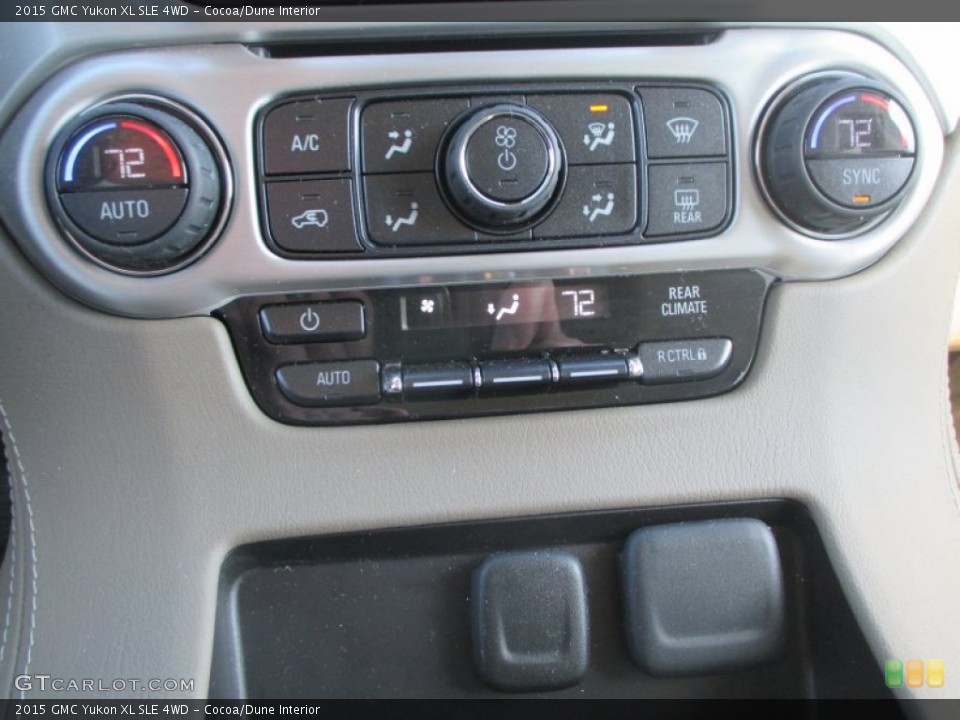 Cocoa/Dune Interior Controls for the 2015 GMC Yukon XL SLE 4WD #98836222