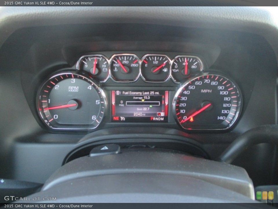 Cocoa/Dune Interior Gauges for the 2015 GMC Yukon XL SLE 4WD #98836336