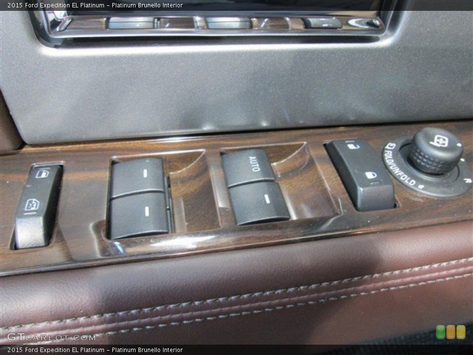 Platinum Brunello Interior Controls for the 2015 Ford Expedition EL Platinum #98836462