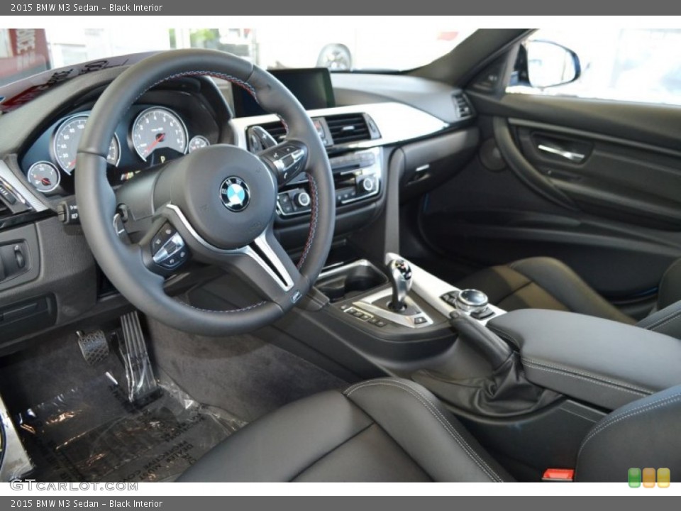 Black Interior Prime Interior for the 2015 BMW M3 Sedan #98837307