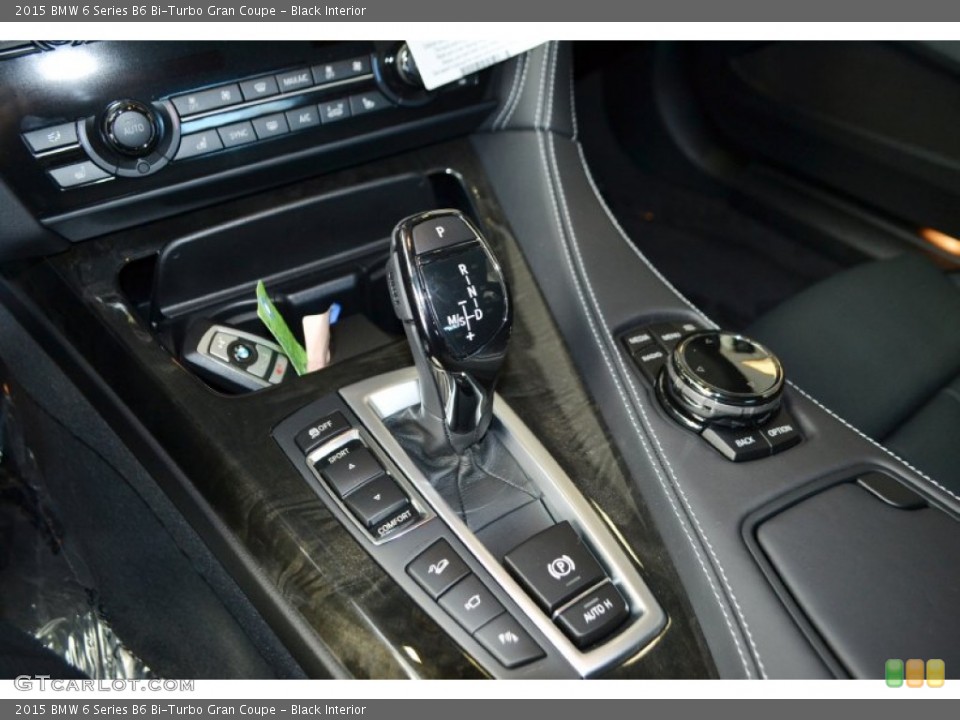 Black Interior Transmission for the 2015 BMW 6 Series B6 Bi-Turbo Gran Coupe #98837989