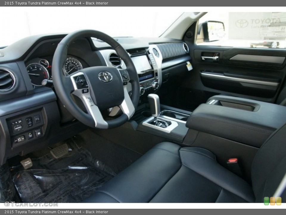 Black Interior Prime Interior for the 2015 Toyota Tundra Platinum CrewMax 4x4 #98843095