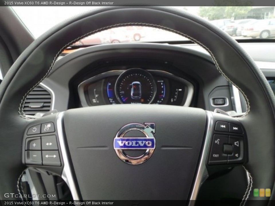 R-Design Off Black Interior Steering Wheel for the 2015 Volvo XC60 T6 AWD R-Design #98843122