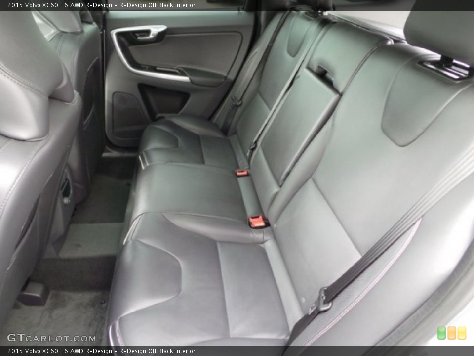 R-Design Off Black Interior Rear Seat for the 2015 Volvo XC60 T6 AWD R-Design #98843206