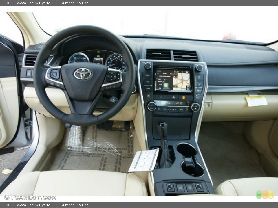 Almond Interior Dashboard for the 2015 Toyota Camry Hybrid XLE #98844985
