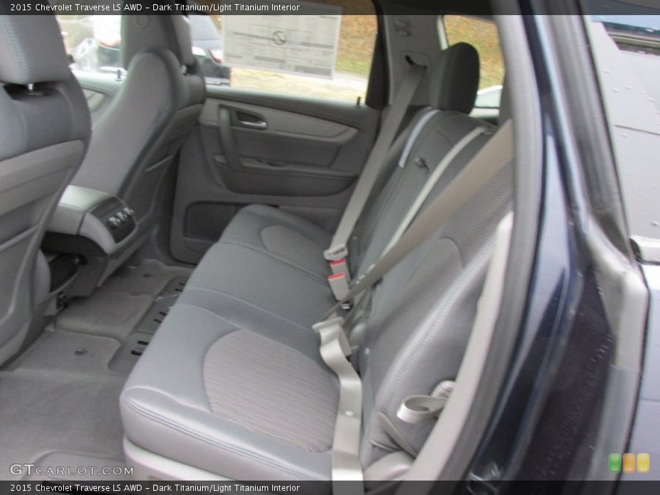 Dark Titanium/Light Titanium Interior Rear Seat for the 2015 Chevrolet Traverse LS AWD #98854925
