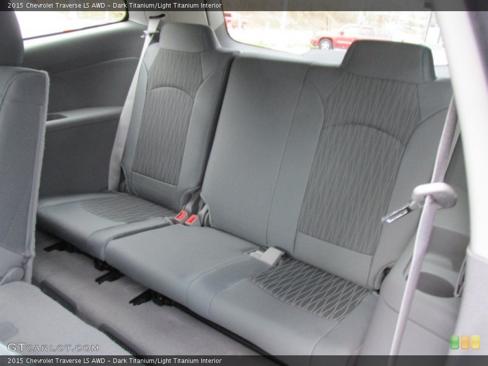 Dark Titanium/Light Titanium Interior Rear Seat for the 2015 Chevrolet Traverse LS AWD #98854944