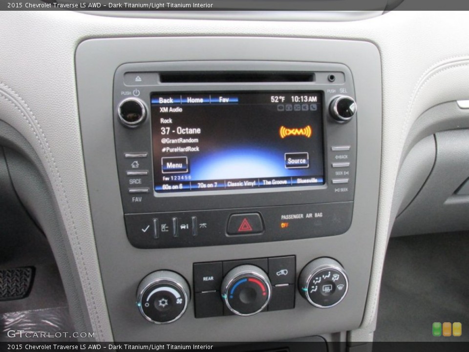 Dark Titanium/Light Titanium Interior Controls for the 2015 Chevrolet Traverse LS AWD #98855013