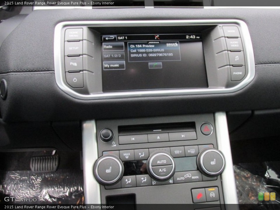 Ebony Interior Controls for the 2015 Land Rover Range Rover Evoque Pure Plus #98860016