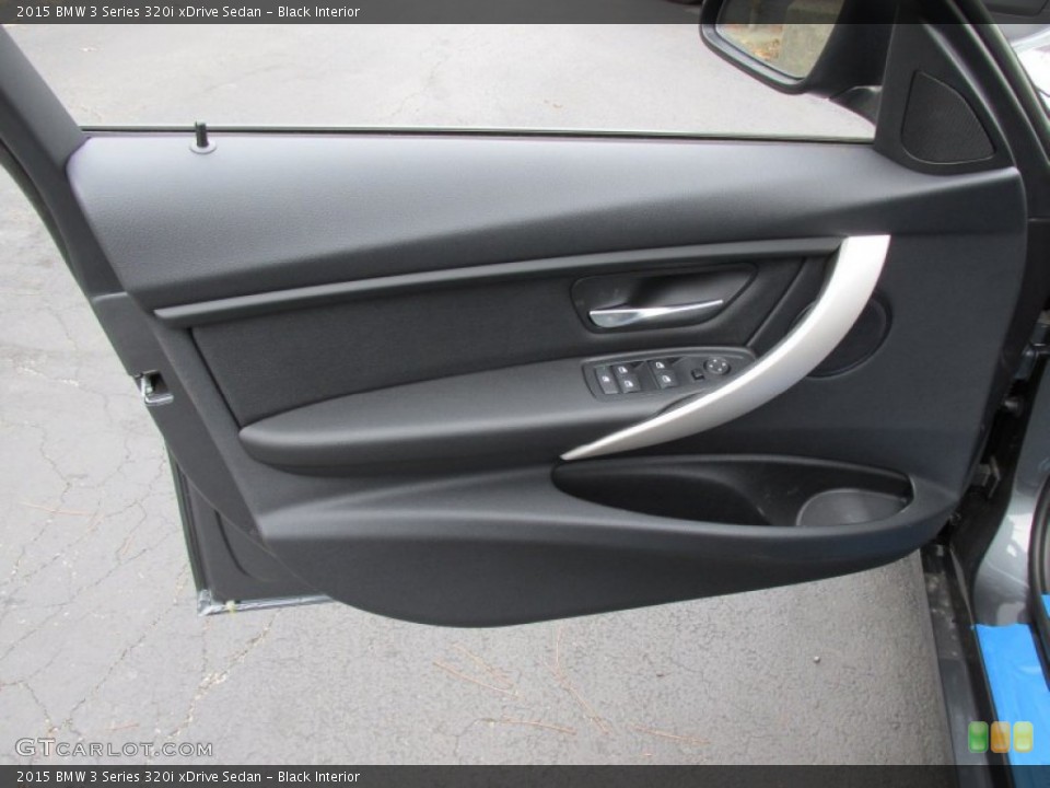 Black Interior Door Panel for the 2015 BMW 3 Series 320i xDrive Sedan #98861330