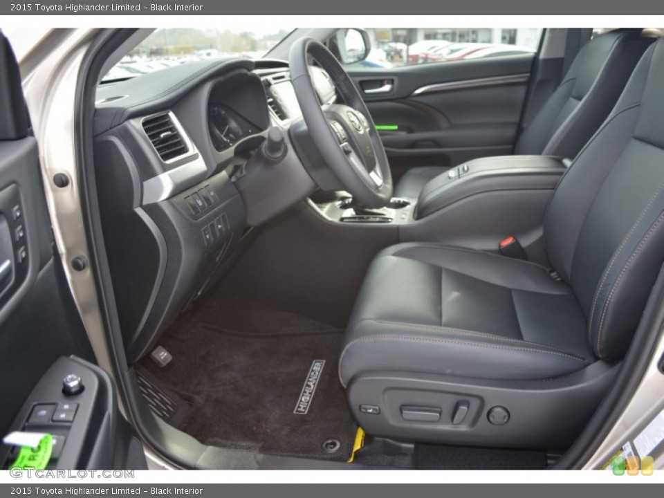 Black Interior Photo for the 2015 Toyota Highlander Limited #98866223