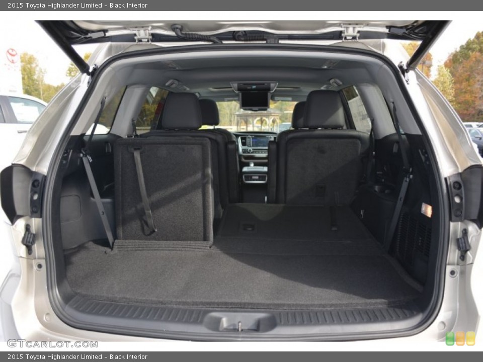 Black Interior Trunk for the 2015 Toyota Highlander Limited #98866322