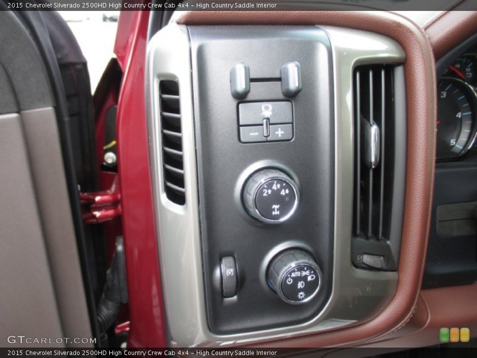 High Country Saddle Interior Controls for the 2015 Chevrolet Silverado 2500HD High Country Crew Cab 4x4 #98874419
