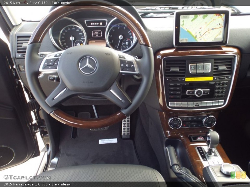 Black Interior Dashboard for the 2015 Mercedes-Benz G 550 #98879162