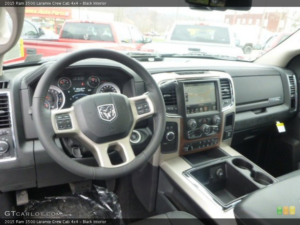 Black Interior Dashboard for the 2015 Ram 3500 Laramie Crew Cab 4x4 #98879987
