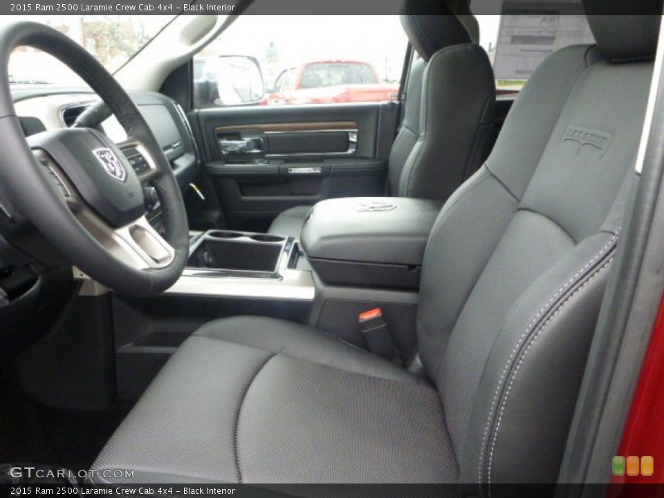 Black Interior Photo for the 2015 Ram 2500 Laramie Crew Cab 4x4 #98880326