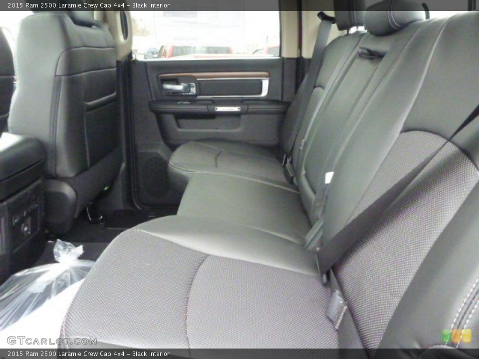 Black Interior Rear Seat for the 2015 Ram 2500 Laramie Crew Cab 4x4 #98880344