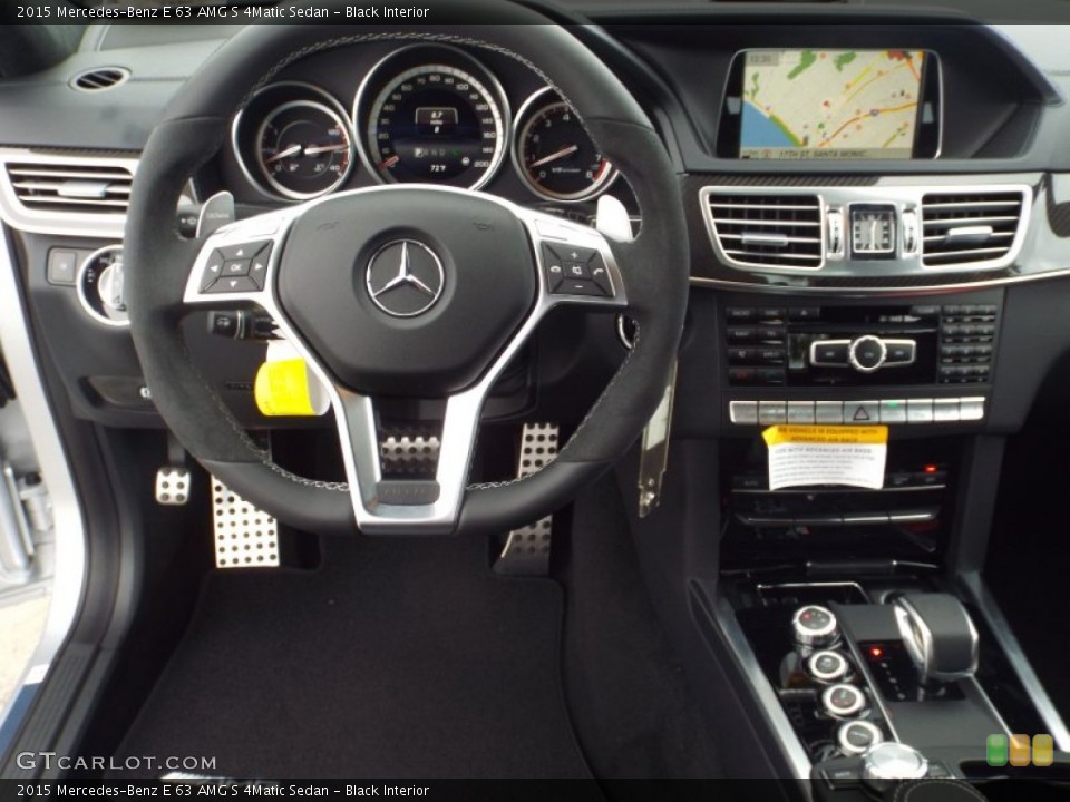 Black Interior Dashboard for the 2015 Mercedes-Benz E 63 AMG S 4Matic Sedan #98881811